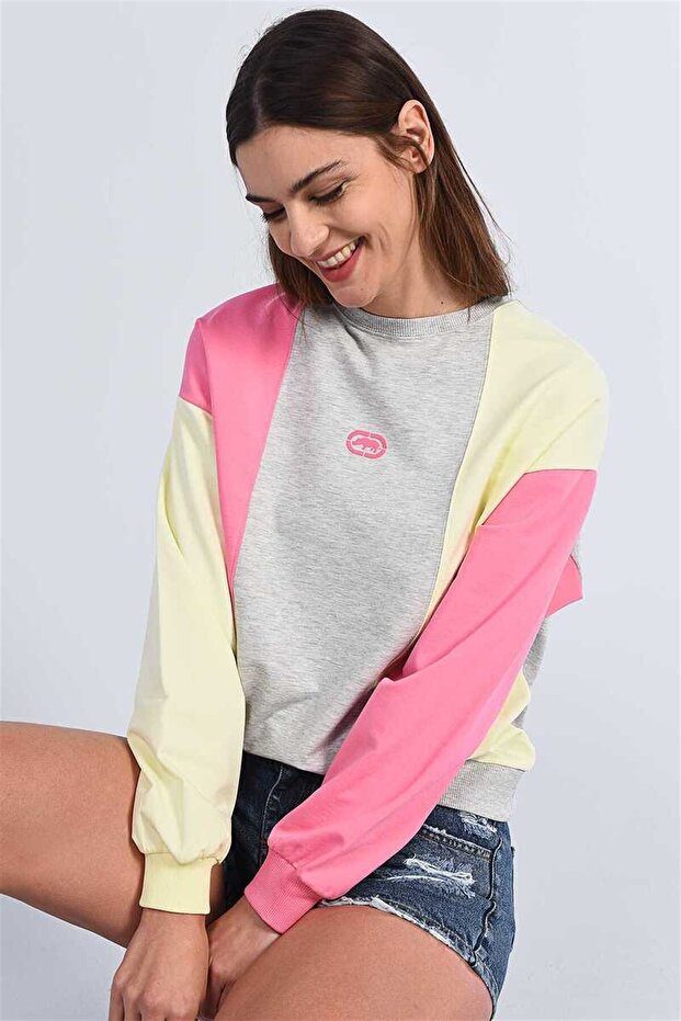 Ecko Red Helly Kadın Bısıklet Yaka Sweatshırt - 1