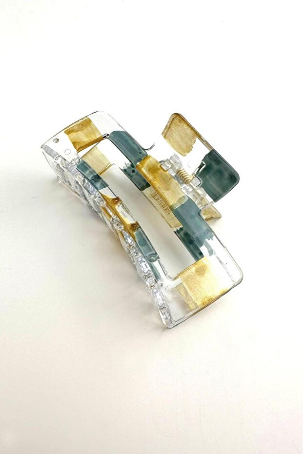 مشبك مزلاج منقوش هندسيًا 9 سم - 1