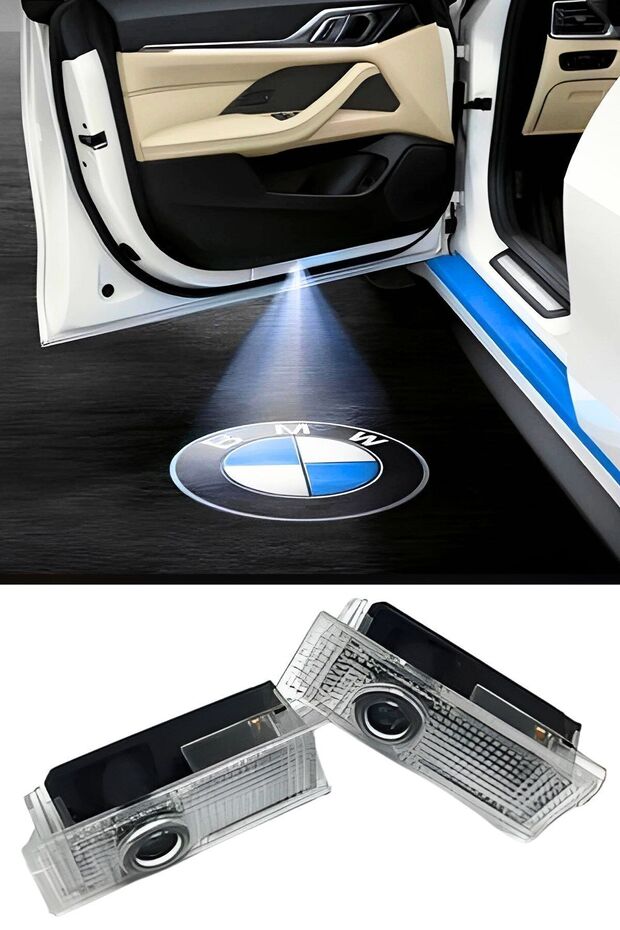 مجموعة إضاءة LED تحت الباب من BMW مكونة من قطعتين