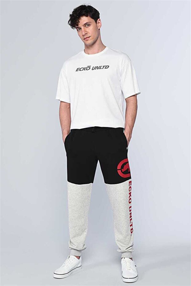 Freya Erkek Parcalı Baskılı Eşofman Alt - 3