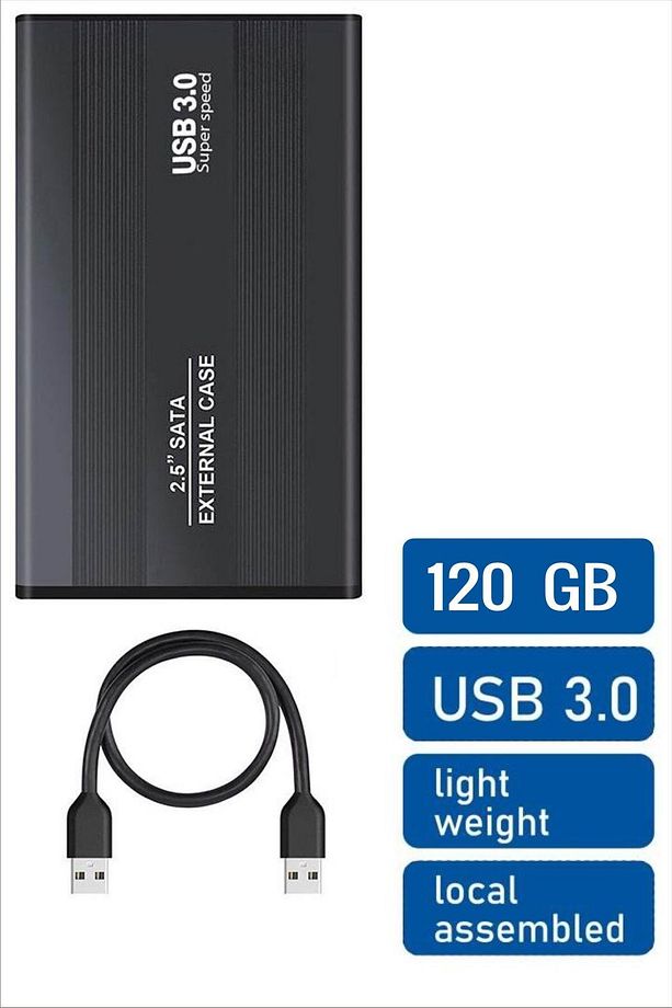 120 GB 2.5"  USB 3.0 Taşınabilir Disk - 1