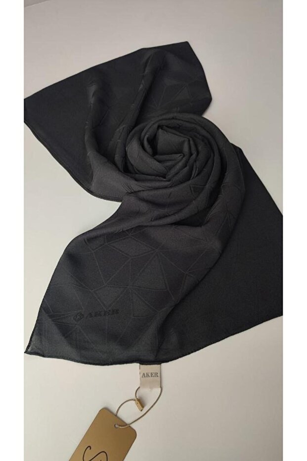 Antrasit Geometrik Şal - 1
