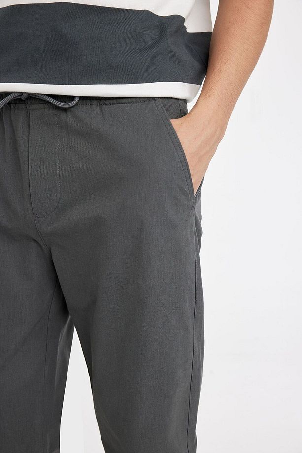 Jogger Pantolon Beli Bağcıklı Lastikli Paça D1029ax24au - 5