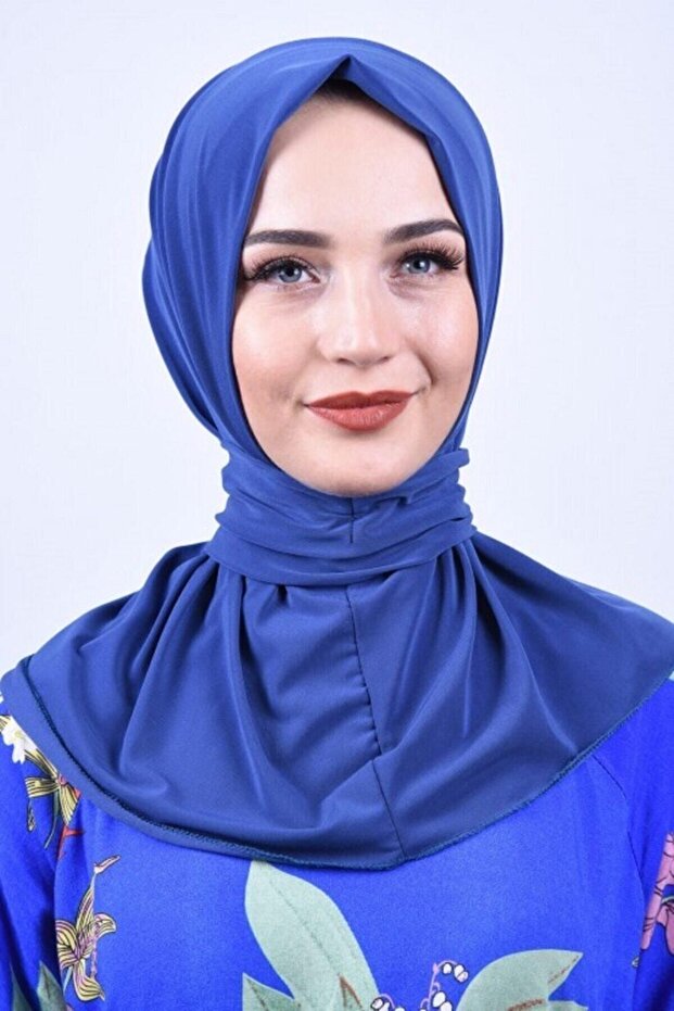 Snap Fastener Scarf Shawl Pool Shawl Bonnet Suitable for Use at Sea