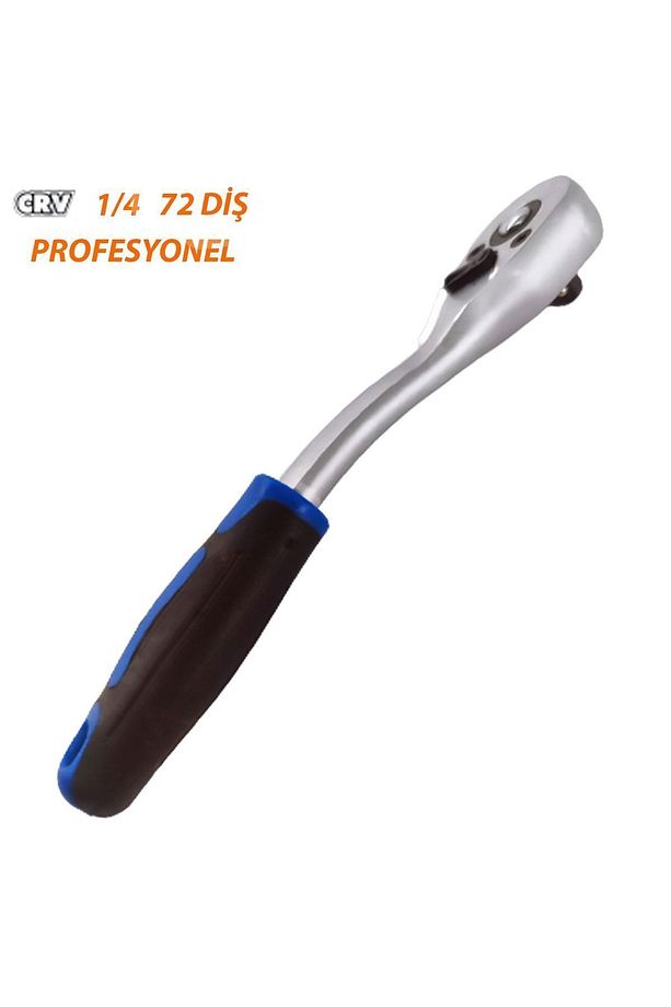 Cırcır Kolu 1/4 Profesyonel Yüksek Kalite Cırcır Kolu 72 Diş Tam Profesyonel - 1