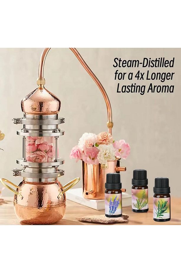 Uçucu Yağ Saf 6 Lı Set Karışık Başlangıç Paketi Aroma Terapi - 5