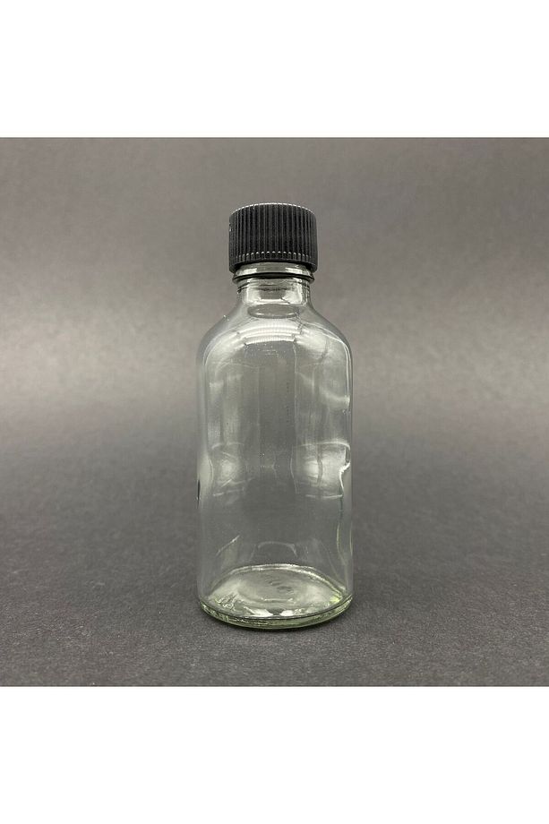 6 Adet Çok Amaçlı 50ml Cam Şişe Küçük Plastik Kapak Şişesi Kına Düğün Shot Şişesi 6x50ml - 1
