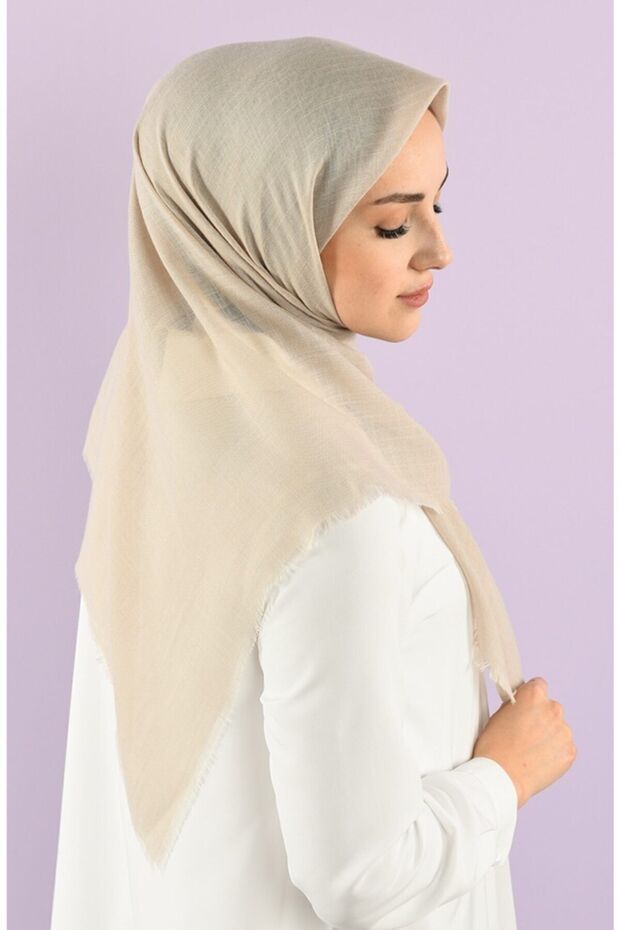Cotton Flared Scarf 100x100cm