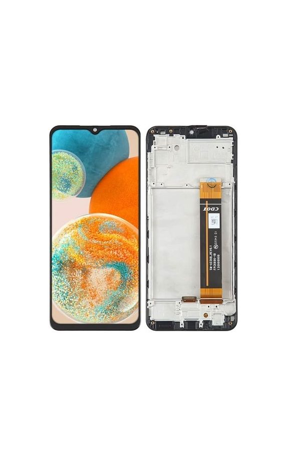 SAMSUNG GALAXY A23 5G A236 UYUMLU LCD DOKUNMATİK EKRAN ÇITALI SİYAH  REVİZE - 1