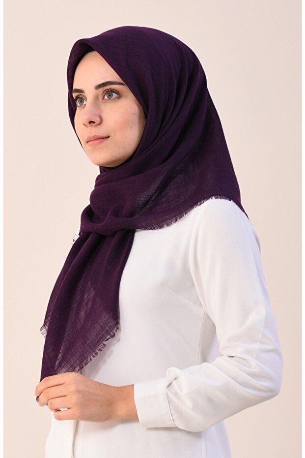 Cotton Flared Scarf 100x100cm