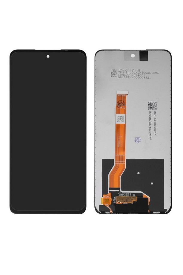 REALME C55 UYUMLU LCD DOKUNMATİK EKRAN ÇITASIZ SİYAH(TAMİR SETİ HEDİYELİ) - 1