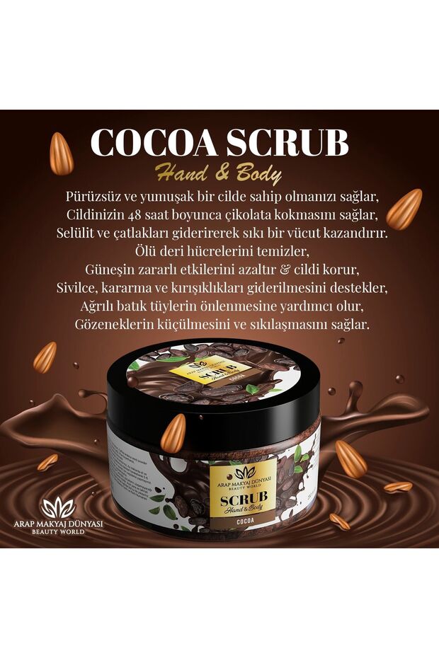 Cocoa Scrub - Kakao El & Vücut Peeling 250gr - 2