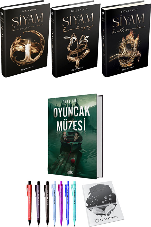 Siyam 3lü Set Ciltli ve Oyuncak Müzesi 1 Ciltli Emre Gül + Hediyeli