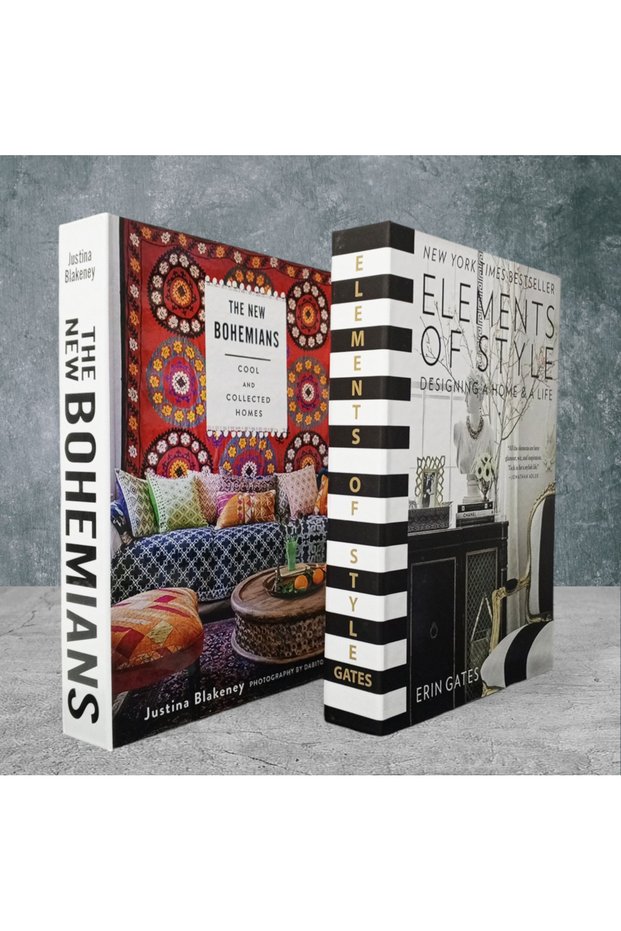 Decorative Book-Looking Box 2-Piece Set Decorative Book Looking Box