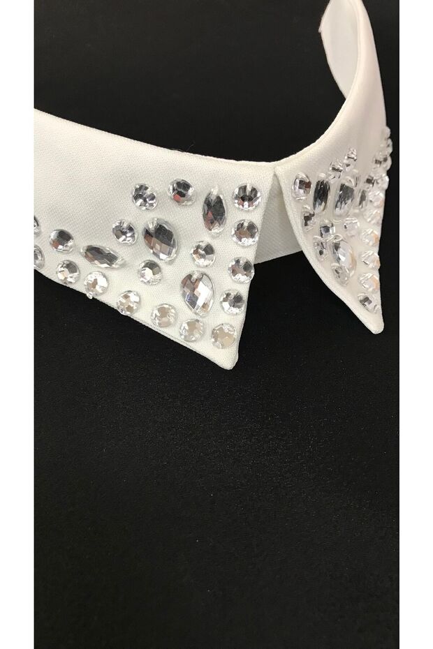 Taşlı Beyaz Yaka - 3