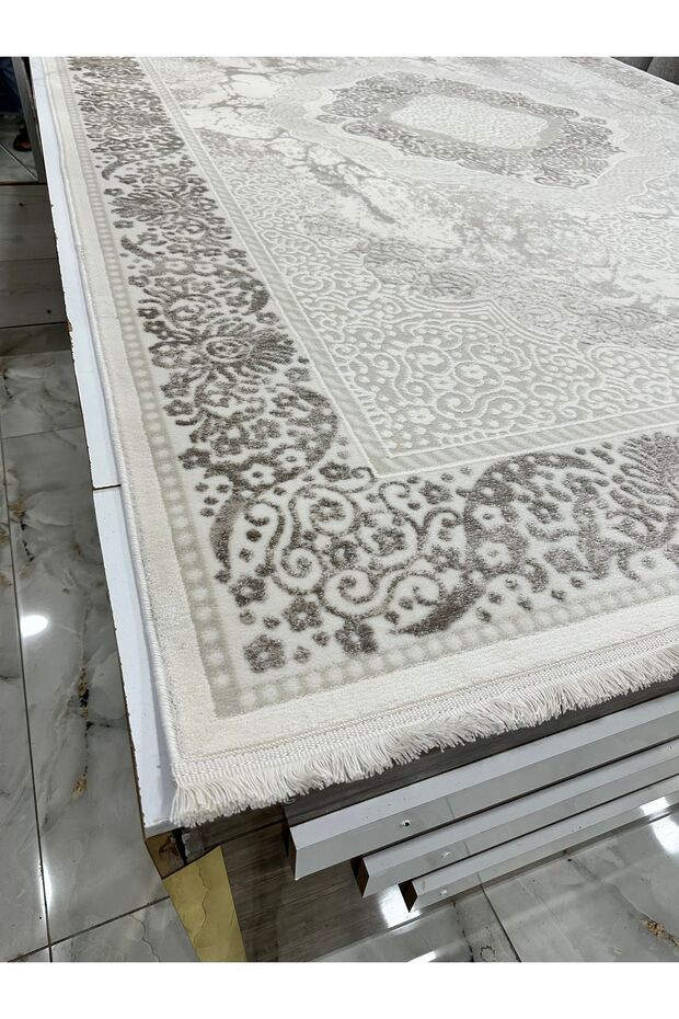 Akrilik Bej Halı Argın Halı - 3