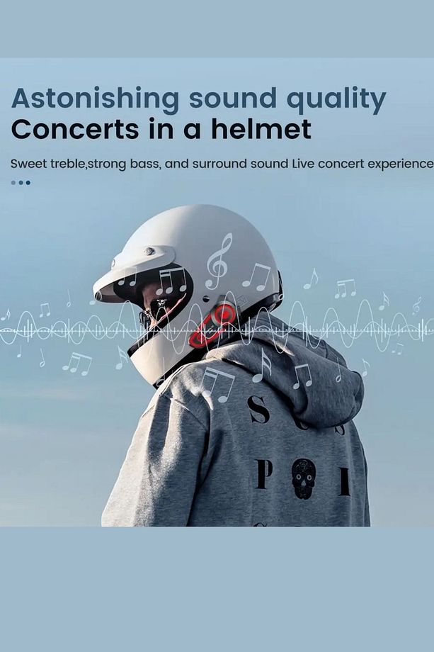 A3 MOTOSİKLET İNTERCOM SETİ KASK KULAKLIĞI PREMİUM MODEL - 7
