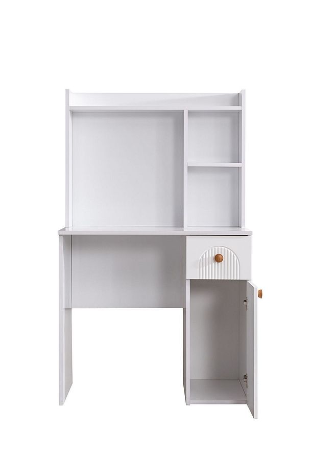 Bohem Genç Odası - 3 Kapaklı Dolap, Karyola, Komodin, Masa - 5