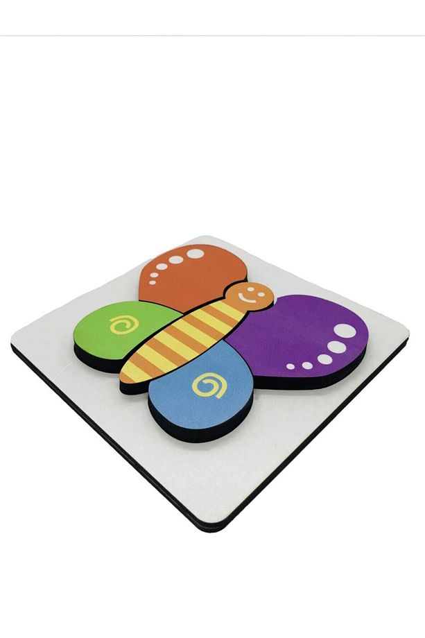 3d Ahşap Eğitici Puzzle Yapboz Seti 5 Adet - 5