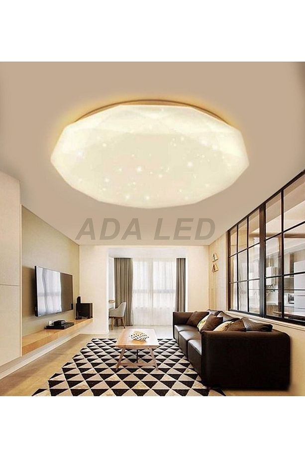 48 W Elmas Model Sıva Üstü Led Panel Gun Işığı ( Çapı 48 Cm ) - 1