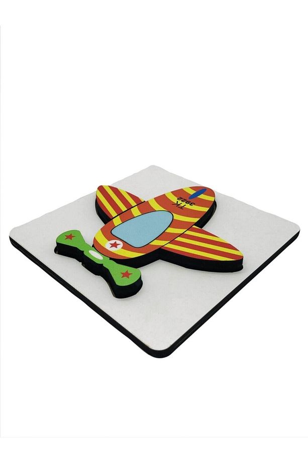 3d Ahşap Eğitici Puzzle Yapboz Seti 5 Adet - 4