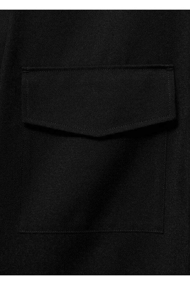 Regular kesimli cepli gömlek ceket - 7