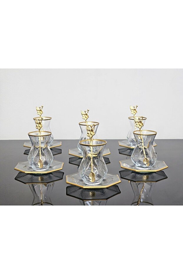 Gold Çay Set 18 Parça - 2