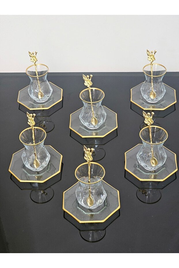 Gold Çay Set 18 Parça - 3