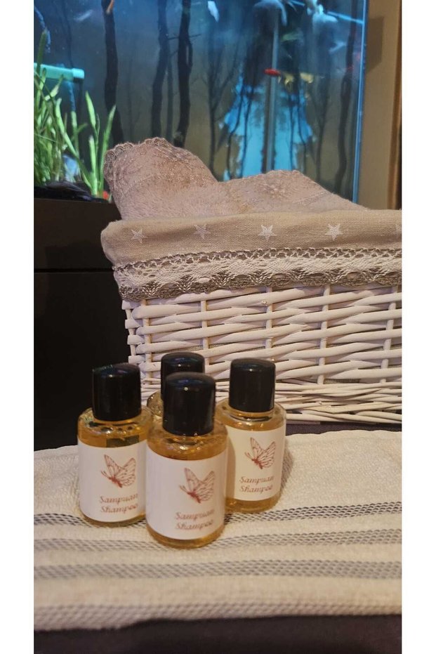 Hotel-grade toiletries, 250 bottles of 30ml each.