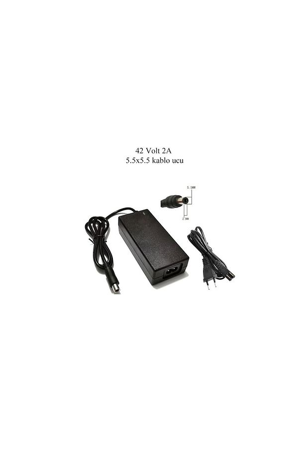 42v 2a Şarj Adaptörü 42v Makita Şarj 42v Adaptör 42 Volt 2 Amper Adaptör 42volt 2amper Şarj 5.5*2.5 - 3