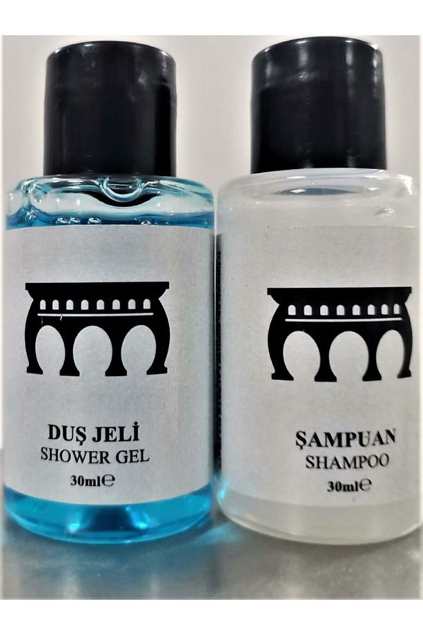 35 ml Otel Tipi Tek Kullanımlık 135 Adet Şampuan 135 Adet Duş Jeli - 1