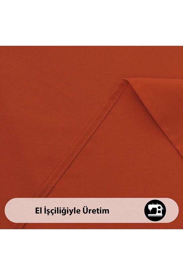 Sıvı Geçirmez Dertsiz Oval Masa Örtüsü - 3