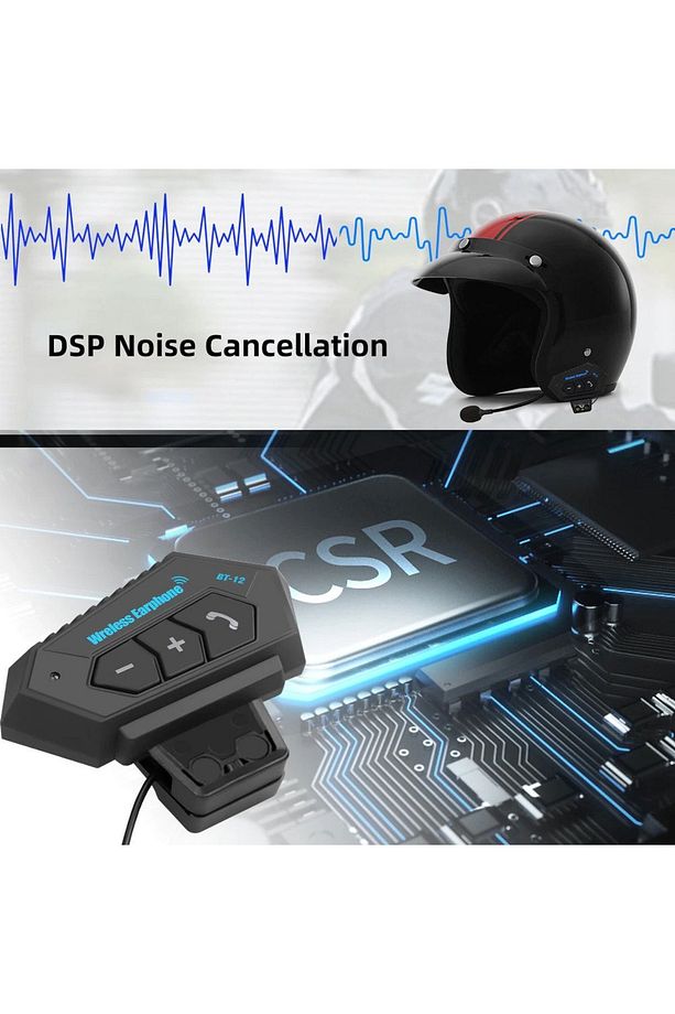 Motosiklet Intercom Bluetooth Kulaklık - 8