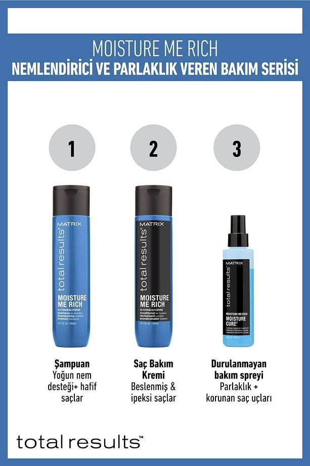Matrıx Total Result Nemlendirici Şampuan Moisture Me Rich 300 ml - 3