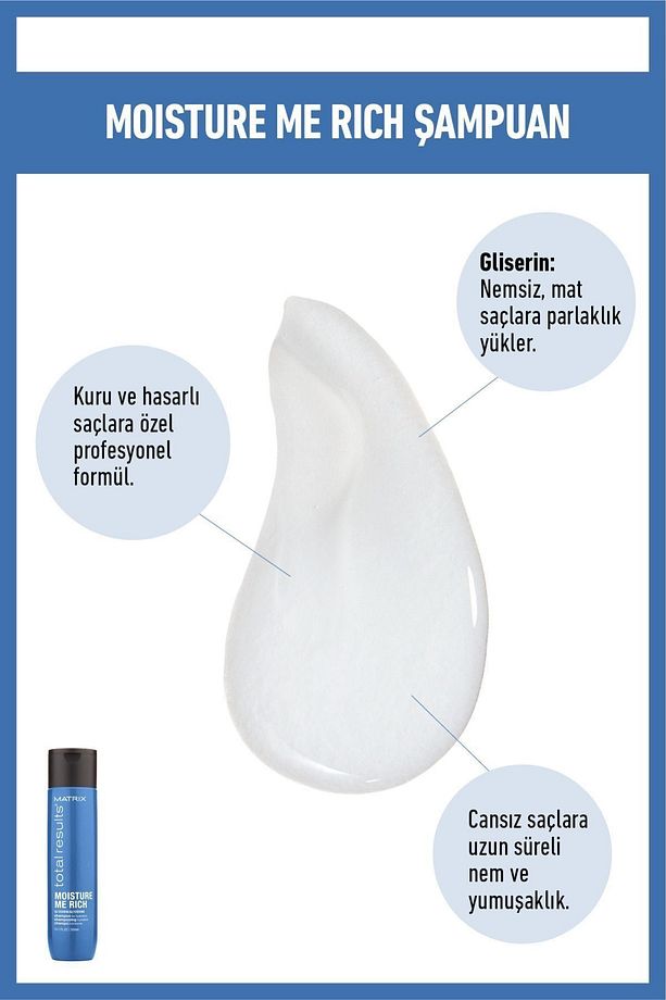 Matrıx Total Result Nemlendirici Şampuan Moisture Me Rich 300 ml - 2