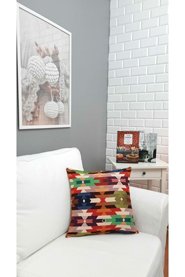 Tapestry Rug Pattern Throw Pillow Case - 2