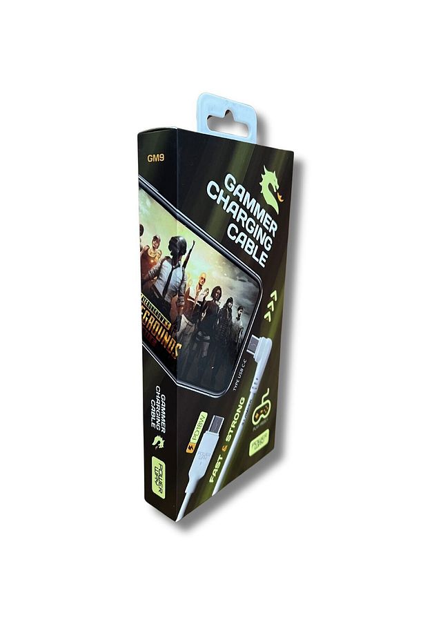 Powerway GM9 18w Hızlı USB-C / Type-C 3.1 Uyumlu Oyuncu Şarj ve Data Aktarım Kablosu - 3