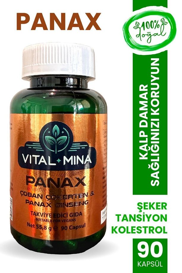 PANAX Ginseng Çoban Çökerten 90 Kapsül - 1