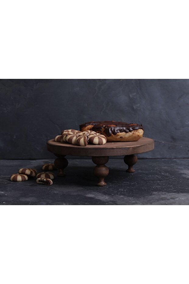 Wooden Presentation Holder Special Design Standing Presentation Holder Wooden Walnut Color