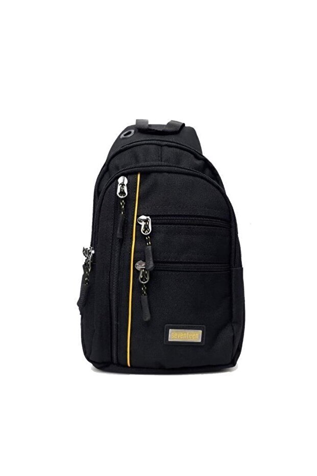 3473-22 Çizgili Erkek Body Bag Çapraz Çanta - 1