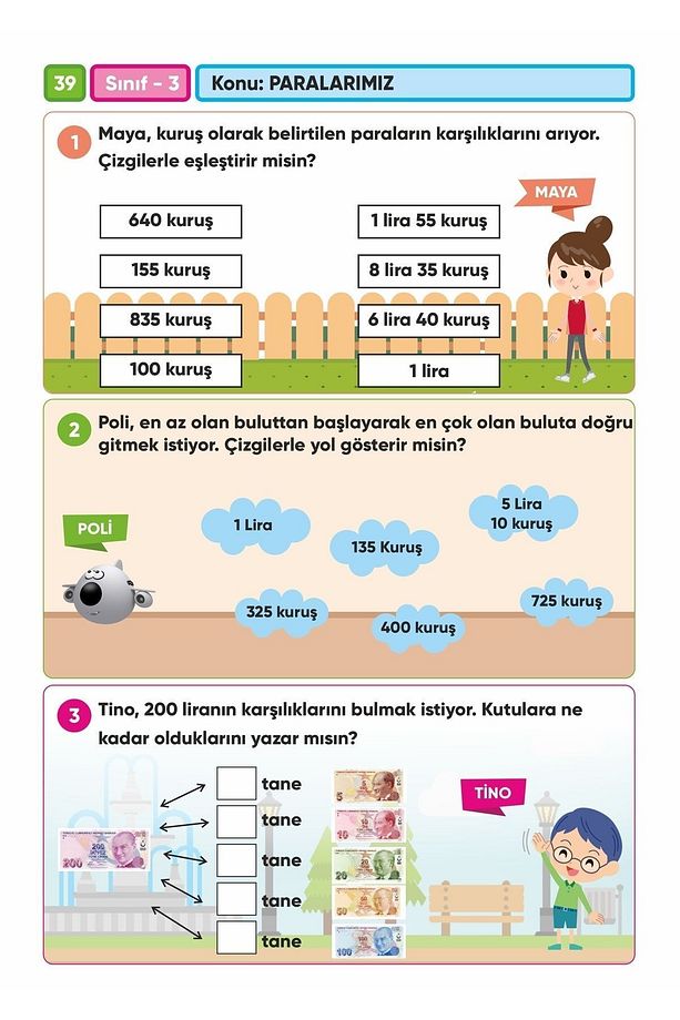 3.Sınıf Matematik Canlanan Soru Bankası (2 adet aynı ürün) - 7