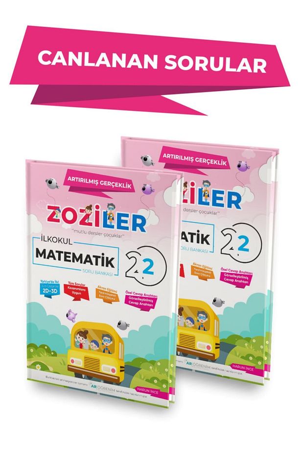 2.Sınıf Matematik Canlanan Soru Bankası (2 adet aynı ürün) - 1