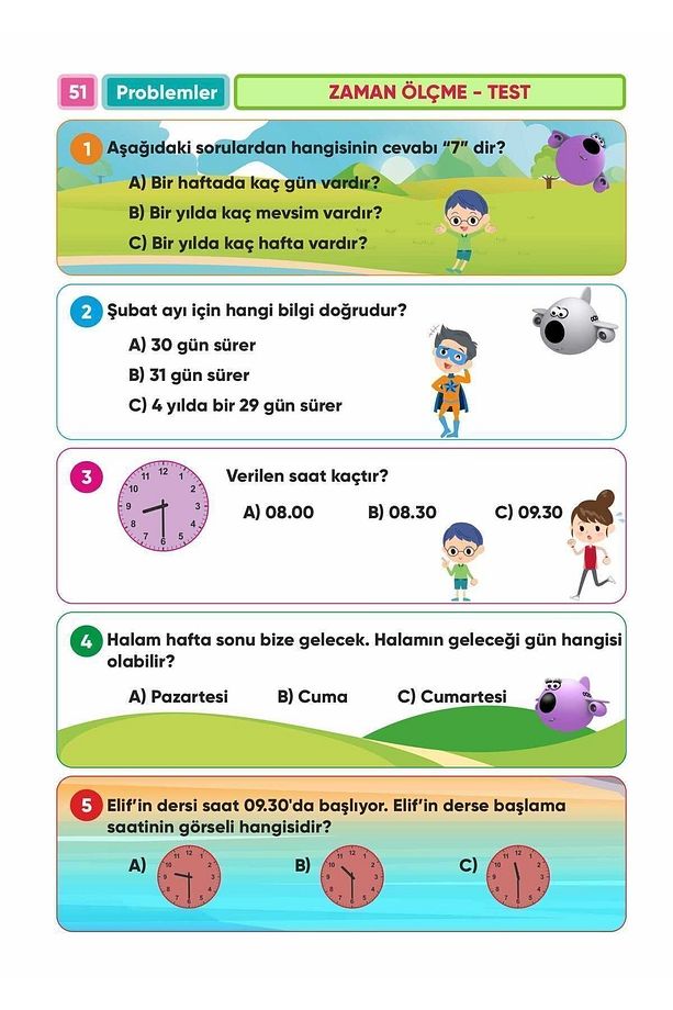 İlkokul 1.Sınıf Matematik Problemleri – Canlanan Sorular! - 9
