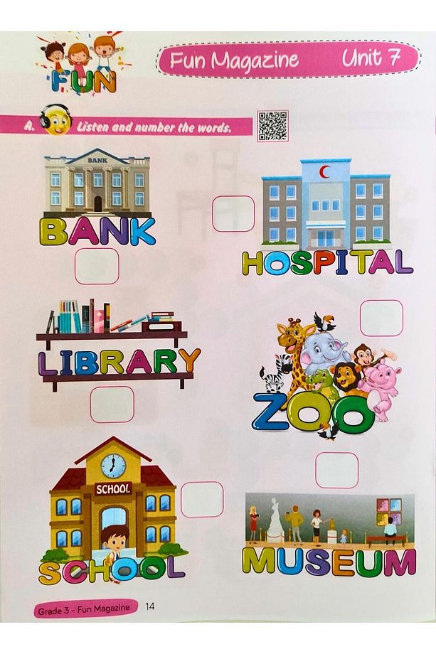 3. Sınıf İngilizce Eğitim Seti FUN & LEARN - 6