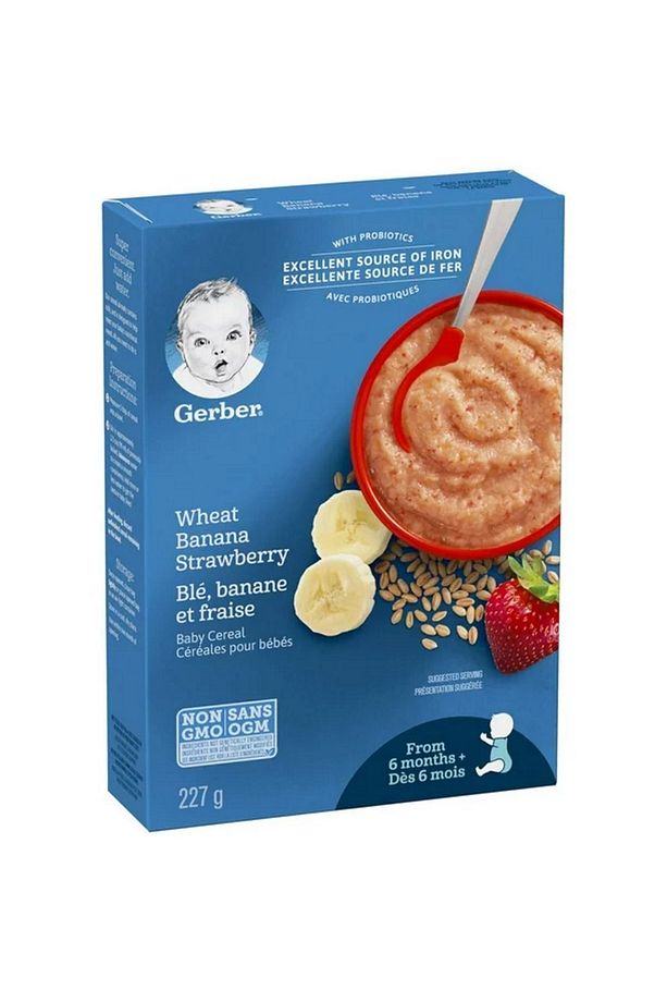 Cereals- Wheat Banana Strawberry-227 Gr- 6. aydan itibaren- 2.aşama - 3