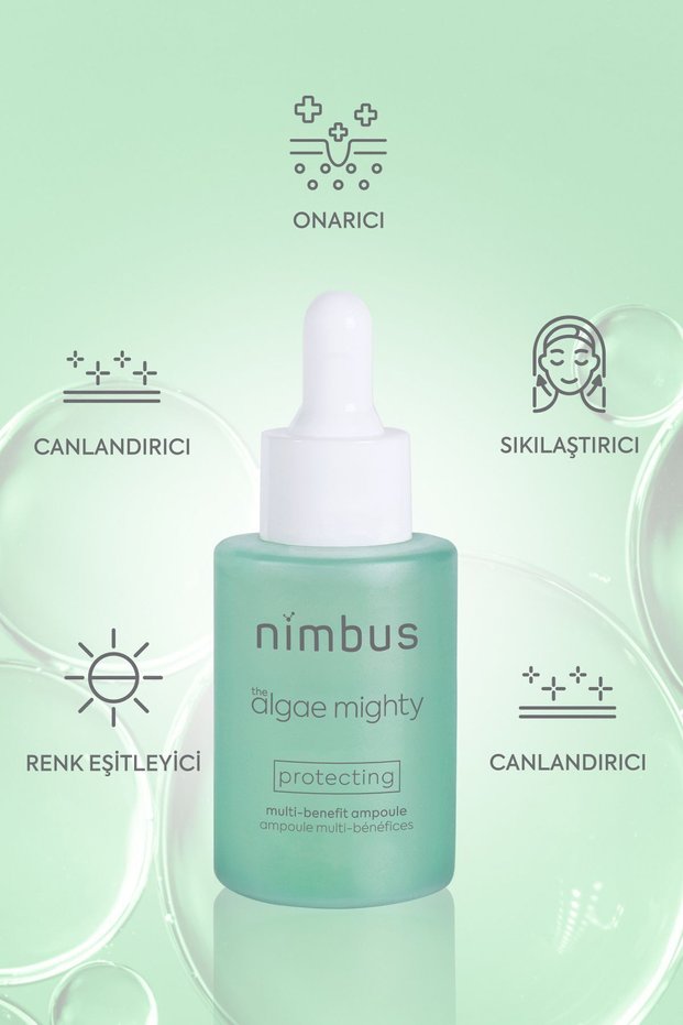 The Mighty Algae | 4-Algae Revitalizing and Protective Facial Serum (Blue + Green + Transparent + Amber Algae)