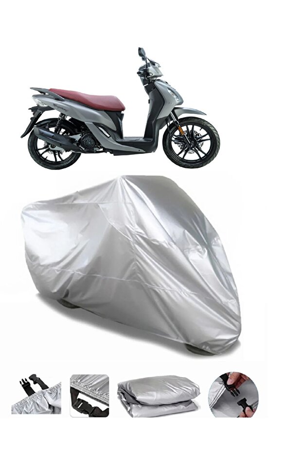 علامة تجارية رمادية مقاومة للماء لدراجة نارية Sym Sym Symphony ST 125