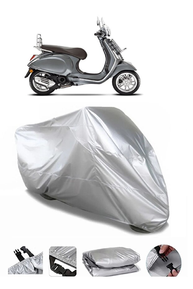Vespa Primavera 50 Touring GRAY WATERPROOF MOTORCYCLE BRAND