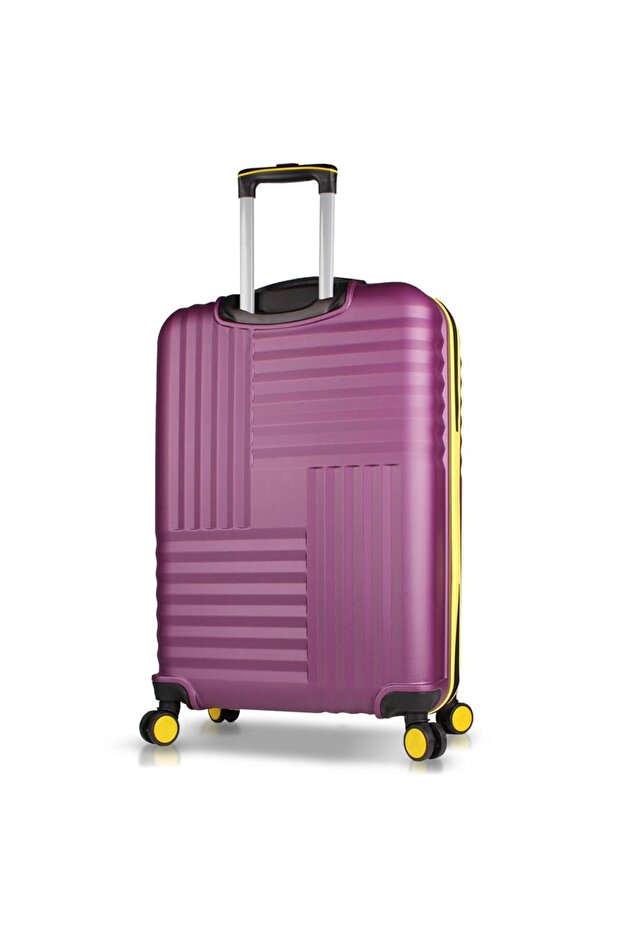 Puzzle Abs Büyük Boy Mürdüm Valiz - 2