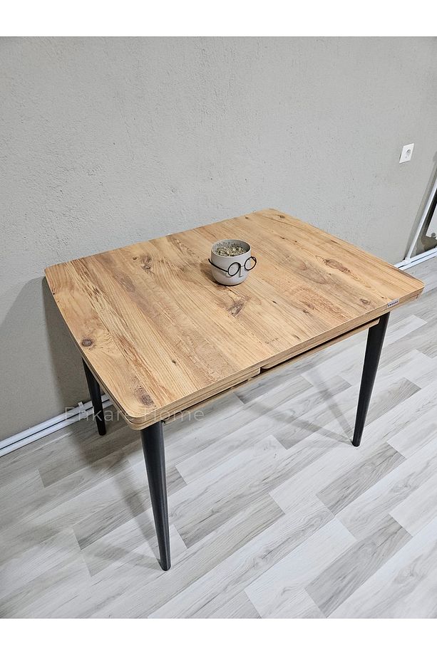 Küçük Mdf Masa, Açılabilir Mutfak Masası, 68x90, 4-6 Kişilik - 6